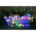 thumbnail image 4 of Solar Waterproof String Lights, 23FT 50 LED Lotus Flower Fairy String Lights for Christmas Outdoor,Gardens,Lawn,Patio,Wedding Decor (Multicolor), 4 of 9