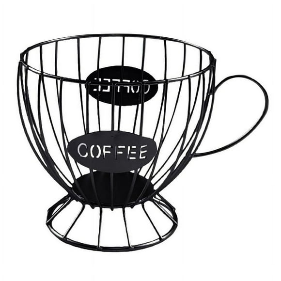 Pod Holder Storage Cup Creamer Organizer for Cafe Countertop Decor Coffee Accessories - Black  19