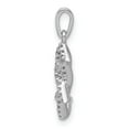 thumbnail image 2 of Auriga 14K White Gold Diamond Star Of David Pendant for Women (L-18.5mm), 2 of 6