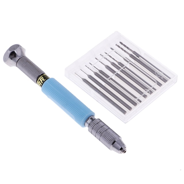 Brocas manuales de taladro de perno, brocas helicoidales Micro herramientas rotativas de perno de precisión para , joyería, plá