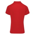thumbnail image 2 of Premier- Polo de manga corta Coolchecker para mujer (Rojo), 2 of 2