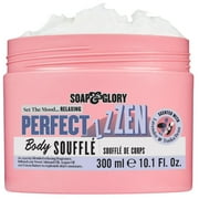 Soap Glory Perfect Zen Body Souffle - Indulgent Whipped Body Cream Hydrating Pose Shower Body Moisturizer - Sweet Almond, Argan Oils Cocoa Butter Body Cream for Refreshed Dry Skin (300ml)