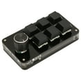 thumbnail image 1 of Teclado programable, mini teclado de 6 teclas, teclado para juegos con una mano, teclado para juegos OSU, apariencia llamativa, 1 of 8