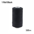 thumbnail image 1 of Bobines de Fil à Coudre en Polyester 500-3000m Noir Blanc pour Machine à Coudre Réparation à la Main, 1 of 6