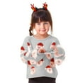 thumbnail image 1 of WEAIXIMIUNG Robe Pull Grande Taille Mode Décontractée Col Rond Manches Longues Pull d'Hiver de Noël Pull Tricoté de Fête de Noël, 1 of 8