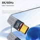 thumbnail image 4 of 2X Cable de Datos USB4 40Gbps USB C A Tipo C Cable Corto PD 240W 8K 60Hz para 3/4 para 15 Pro Max SSD Power Bank, 4 of 5