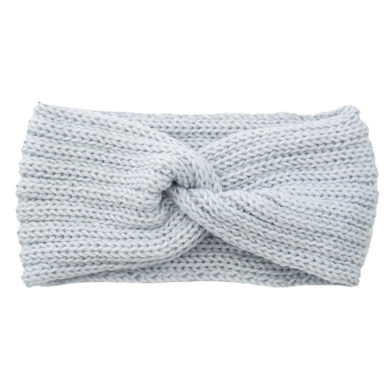  CLZOUD Knotted Headbands for Women Girls Knit Wide