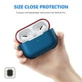 thumbnail image 2 of Compatible avec Étui Airpods Pro, Silicone Souple + Étui Rigide en PC, Boîtier de Recharge Sans Fil, Protection Complète, Anti-Rayures, Antichoc, Étui Compatible avec Apple Airpods Pro, 2 of 9