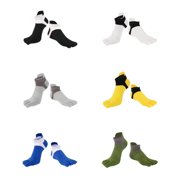 6Pairs Breathable Unisex Toe Socks Sports Running Yoga Ankle Crew Socks