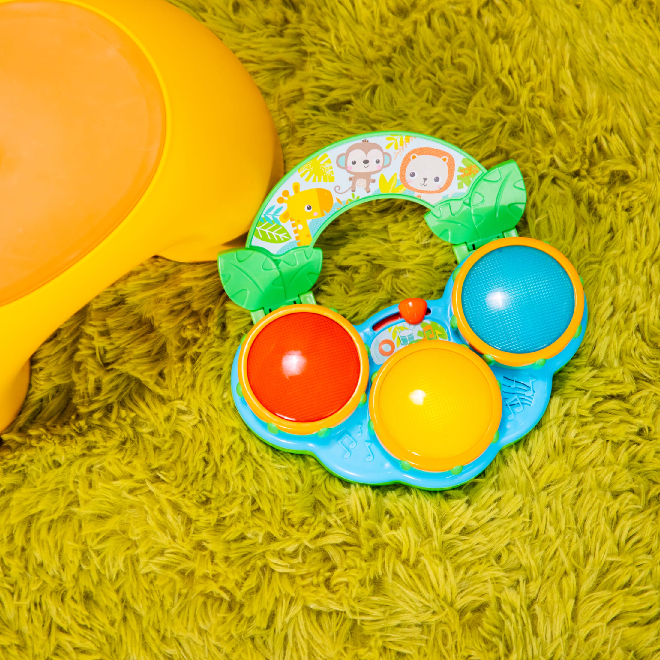Bright Starts Safari Beats Musical Drum Toy photo 4