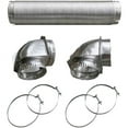 thumbnail image 7 of Builders Best 110050 Semi-Rigid Dryer Vent Kit with Close Elbow, 7 of 7
