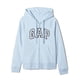 thumbnail image 3 of Sudadera con Capucha y Cierre Completo con Logo para Mujer GAP, Azul Claro, Talla M, 3 of 3