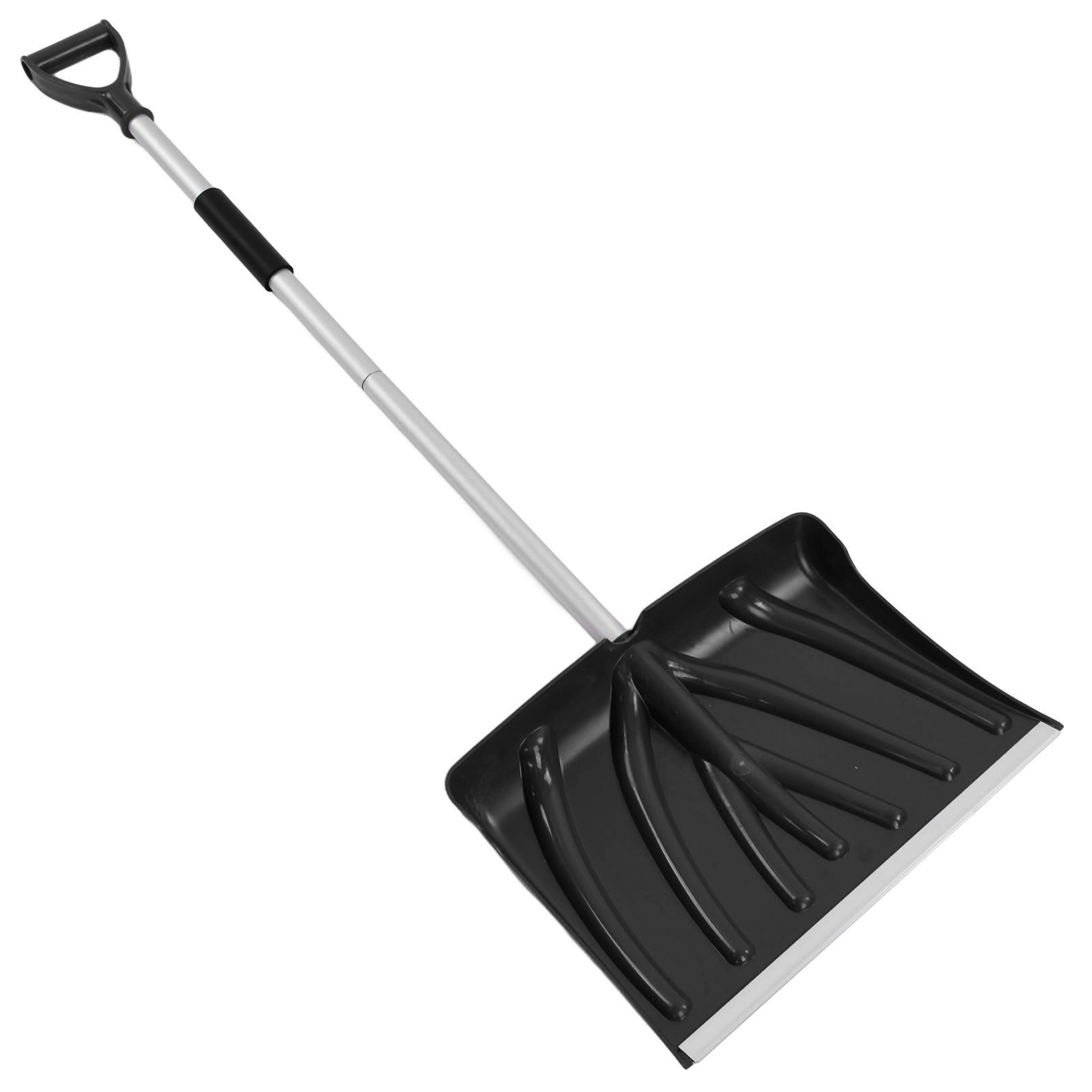 Pelle à Neige Avec Roues Et Poignée Ergonomique - Lame 82 Cm En Plastique Renforcé, Bord Aluminium - Pour Déneigement Facile Des Allées Et Trottoirs