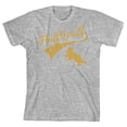 thumbnail image 3 of Harry Potter Hufflepuff Mascot Youth Athletic Heather T-shirt, 3 of 5