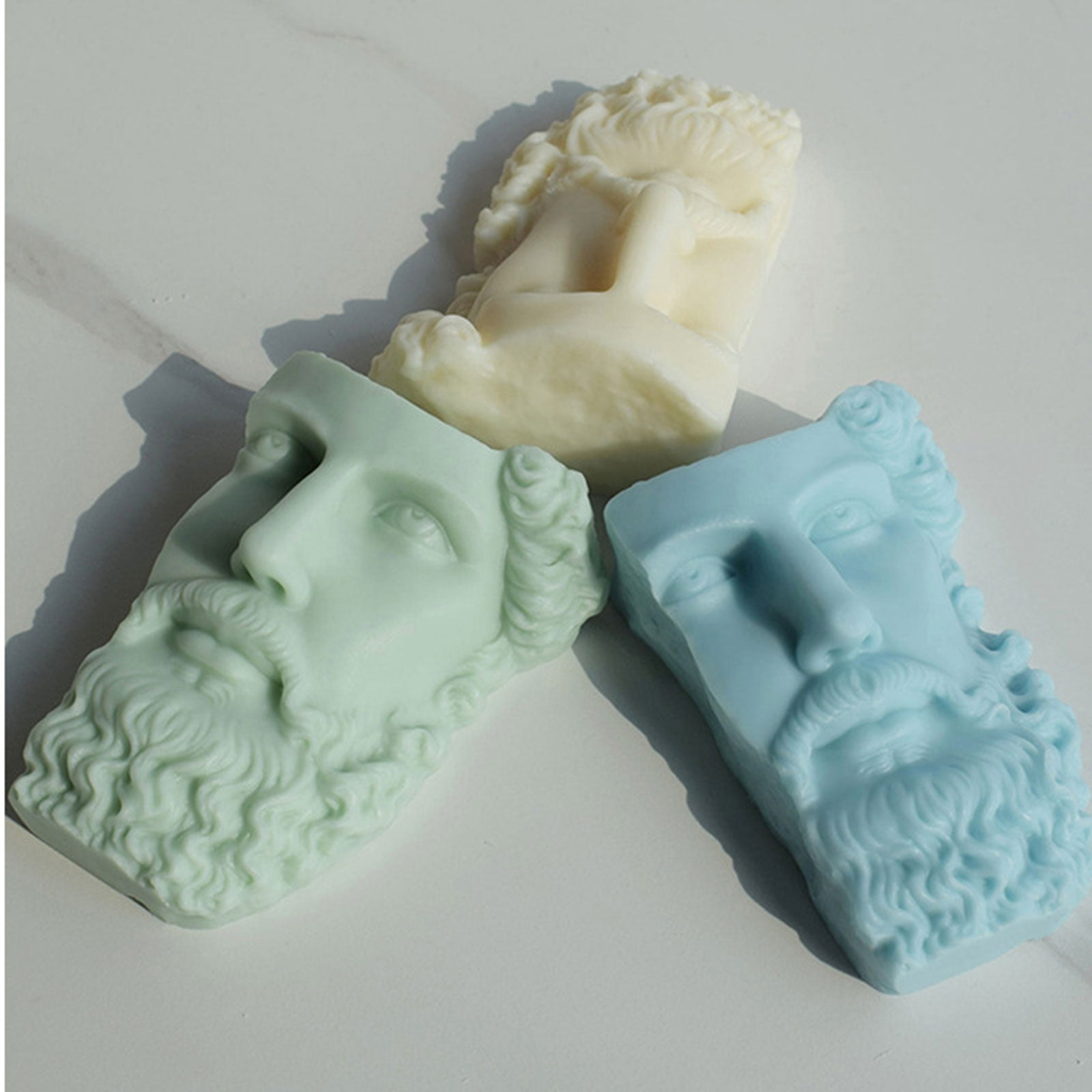 Statue Mold Fingurine Silicone Mold for Crafting Soap Plaster Ornament Resin Craft Desk Decoration
