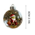 thumbnail image 4 of Cheapark Exquisite 3D Spherical Christmas Frog Ornament - Round Hanging Decor For Home Tree & Mantel Indoor Holiday Festive Gift 2025, 4 of 6