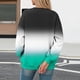 thumbnail image 5 of Xuyuer Women's Fashion Printed Long Sleeve Loose Blouse, Round Neck Hoodless Sweatshirt for Casual Spring Wear, Weekend Outings and Cozy Layering, 5 of 5