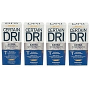 4 Pack Certain DRI Anti-Perspirant Solid 1 Oz Each