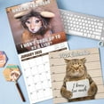 Fattazi 2025 Wall Calendar JAN. 2025 DEC. 2025 Funny Cat Calendar 2025 12 Month Calendar Funny