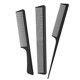thumbnail image 1 of Hair Comb Case [3 pieces], precision combed hair, normal tooth comb and double tooth comb (black), 1 of 5