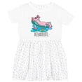 thumbnail image 3 of Inktastic Relaxolotl Cute Axolotl on Summer Vacation Girls Toddler Dress, 3 of 5