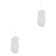 thumbnail image 3 of Advancent Children PVA Bathing Face Scrub Showering Scrubber Skins Sponge Reusable Bathroom Exfoliating Remover Removing Dead Blanco 2Conjunto, 3 of 6