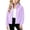 Purple, variant on Edvintorg Girls Fleece Jacket Solid Color Stand Collar Casual Coat Fall Winter Long Sleeve Zip up Outerwear with Pocket Clothes for Teen Girls Size 4-15