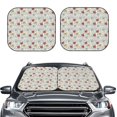 thumbnail image 2 of Balery 2 Piece Funny Cat White Car Windshield Sun Shade|Foldable Front Windshield Shade for Car Front Window for Most Sedans SUV Truck-Large, 2 of 7