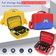 thumbnail image 4 of Étui de Protection Classique Sac de Rangement Portable pour o Oled (mario Big m Upgrade) Bleu Rouge, 4 of 4