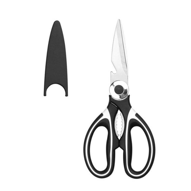 Tijeras de cocina, tijeras de alta resistencia de alta calidad, tijeras de cocina multifunción de acero inoxidable ultraafiladas para pollo/aves de corral/pescado/carne/verduras/hierbas/barb