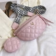 thumbnail image 3 of Rhombus acolchado para mujer, bolso de pecho, bandolera informal con monedero pequeño (rosa) Likrtyny Para Estrenar, 3 of 7