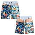 thumbnail image 2 of Daddy Trunks Funny Patriotic Men Swim Trunks, Birthday Gifts for Husband, Son, Grandson, 3D Novelty Graphic Board Shorts, 2 of 5