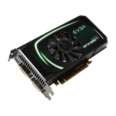 EVGA GeForce GTX 550 Ti (Fermi) 01G-P3-1556-KR FPB 1GB 192-bit GDDR5 PCI Express 2.0 x16 HDCP Ready SLI Support Video Card