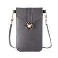 thumbnail image 1 of CAROOTU Touchable Mobile Phone Bag Multifunctional PU Wallet Cross Body Handbag with Detachable Strap for, 1 of 7