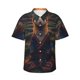 thumbnail image 1 of Fotbe Garden Meditating Weasel Camisa Hawaiana para Hombre Unisex – Camisa Casual de Verano con Botones de Manga Corta de Algodón y Lino,Small, 1 of 7
