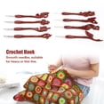thumbnail image 1 of Crochet Hook Yarn Hook Crochet Aluminum Crochet Hook Crochet Hook Set Knitting Needle Tools, Retro Birds Crochet Hooks Set, Smooth Ergonomic Handle, 8PCS Crochet Hooks for Heavy, 1 of 7