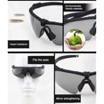 thumbnail image 3 of Kuymtek Gafas A Prueba Balas Gafas Tiro A Prueba Arañazos Gafas Senderismo (Negro), 3 of 9