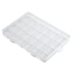 thumbnail image 2 of 1pc24Grids Transparent Plastic Storage Box Rings Beads Pills Fishing Gear Cosmetics Jewelry Sundries Medicines Storage Container, 2 of 10