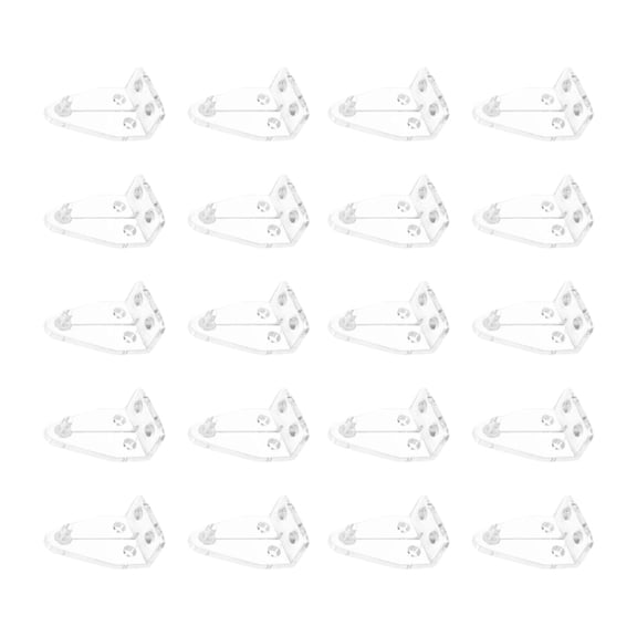 Pack of 20 Plastic Blind Hooks Positioning Clips Home Office Window Treatments