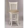 thumbnail image 1 of Hillsdale Bayberry 24" Swivel Counter Stool in White, 1 of 2