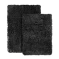 thumbnail image 1 of Nestl Super Soft Shaggy Bath Rug, Absorbent Bathroom Rug, Small and Medium, Black, 1 of 4