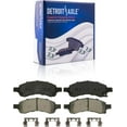 thumbnail image 5 of Detroit Axle - Brake Kit for Chevy Traverse GMC Acadia Buick Enclave Outlook Front & Rear Drilled & Slotted Brake Rotors Replacement Ceramic Brakes Pads 24pc Lug Nuts, 5 of 8
