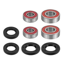 M MATI Both Front Wheel Bearing Seal Kits for Polaris Outlaw 450 MXR 500 525 IRS S Predator 500 2003-2011