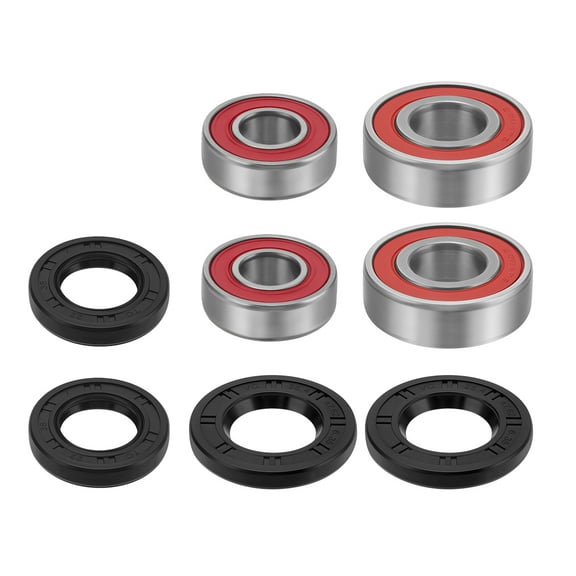 M MATI Both Front Wheel Bearing Seal Kits for Polaris Outlaw 450 MXR 500 525 IRS S Predator 500 2003-2011