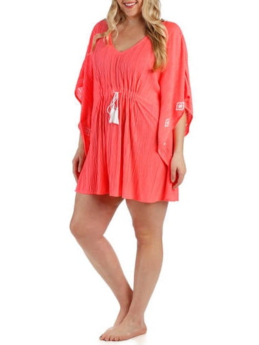 walmart plus size swimsuit cover ups