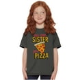 thumbnail image 3 of Will Trade Sister for Pizza Joke Crewneck T Shirts Boy Girl Teen Brisco Brands XS, 3 of 6