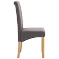 thumbnail image 3 of vidaXL Dining Chairs 6 pcs Taupe Fabric, 3 of 5