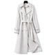 thumbnail image 1 of Jwl-gabardina para Mujer otoño nuevo liso doble botonadura manga larga cortavientos Mujer prendas de vestir exteriores elegante Gabardina Mujer 4xl, 1 of 5