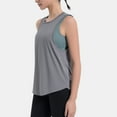thumbnail image 5 of Ruyang Women Sleeveless Yoga Tops Workout Cool T-Shirt Running Short Tank Crop Tops Outdoor Athletic Workout Tee Tops, 5 of 8
