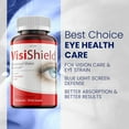 thumbnail image 4 of (2 Pack) VisiShield - New Advanced Revolutionary Vision Matrix Formula - Supports Healthy Vision - Supplement for Eyes Sight - 120 Capsules, 4 of 5